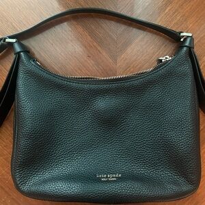 Kate Spade Lake Multi Crossbody in Black Textured Leather Bag